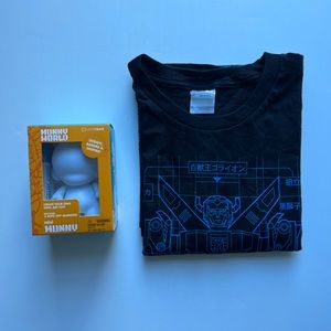 new loot crate Voltron shirt xl with loot crate munny world vinyl